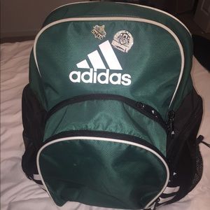 EXTRA LARGE GREEN ADIDAS BACKPACK